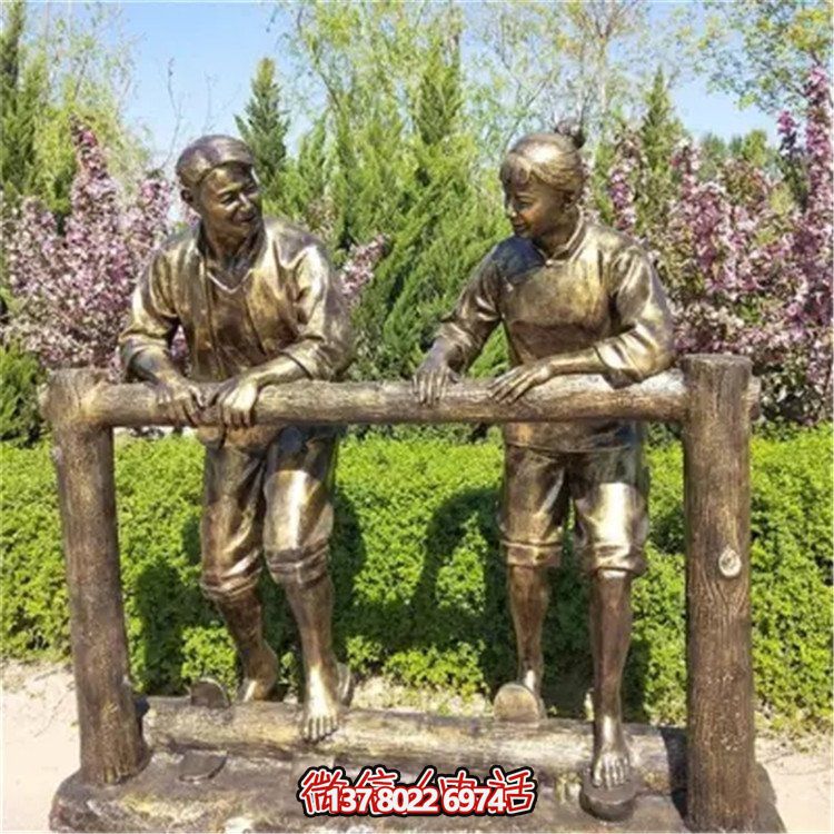 仿古銅雕塑，玻璃鋼景觀雕塑