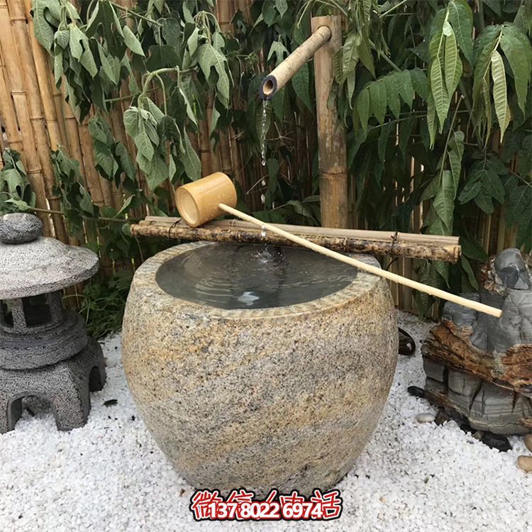 仿古砂石雕塑花盆，創(chuàng)意舊風裝飾景區(qū)
