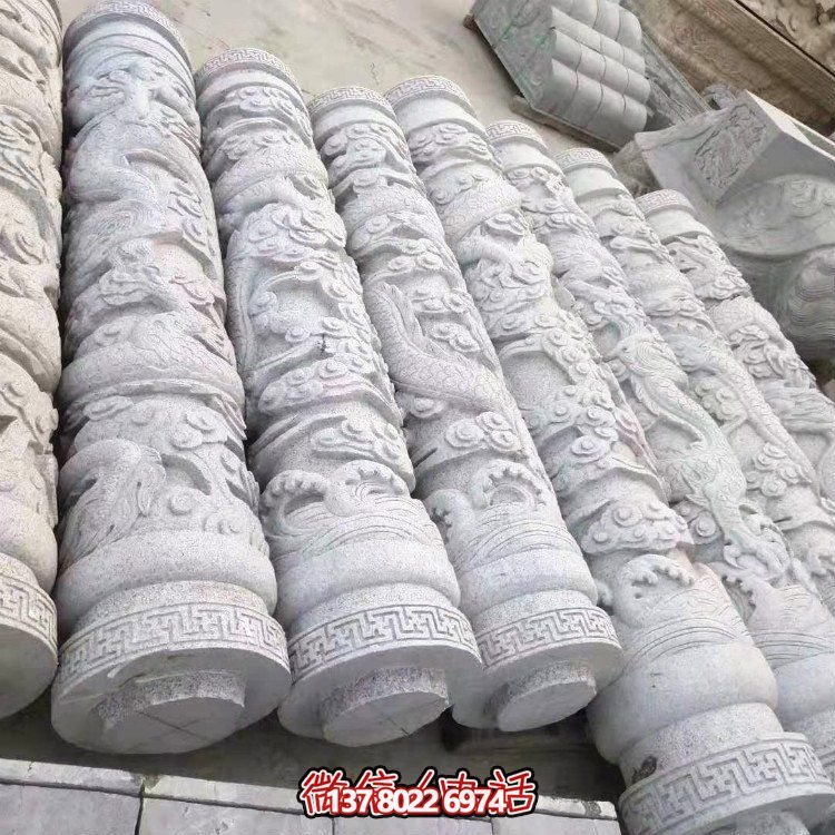 精美結(jié)合雕塑，把浮雕、大理石、石雕、石柱帶入戶外空間