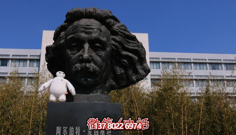 傳承名人風(fēng)采，愛因斯坦頭像銅雕